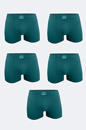 Erkek Desenli 5 li Pamuk Elastan Boxer 5M074