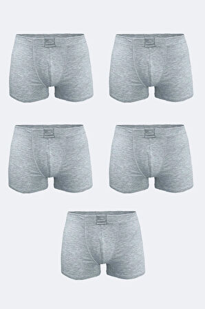 Erkek Desenli 5 li Pamuk Elastan Boxer 5M074