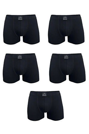 Erkek Desenli 5 li Pamuk Elastan Boxer 5M074