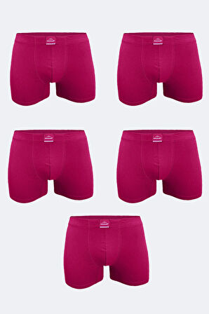 Erkek Desenli 5 li Pamuk Elastan Boxer 5M074