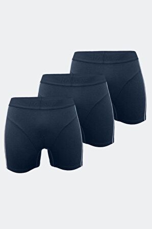 Malabadi 017 3'lü Paket Erkek Biyeli Modal Boxer