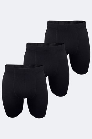Erkek Gri Beyaz Siyah 3 Lü Paket Uzun Paçalı Modal Boxer 3m018
