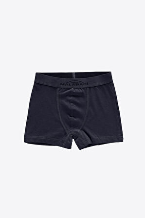 Erkek Çocuk Beyaz 3 Lü Paket Pamuk Elastan Boxer 208