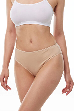 Kadın Siyah 2 Li Paket Normal Bel Modal Slip Külot 1028