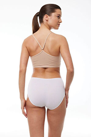 Malabadi 1030 4'Lü Paket Kadın Modal Yüksek Bel Battal Slip & Külot