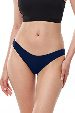 Kadın Beyaz 6 Lı Paket Modal Düşük Bel Slip Külot 183