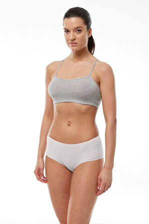 Malabadi 1126 4'Lü Paket Kadın Modal Geniş Kenarlı İz Yapmayan Slip & Külot