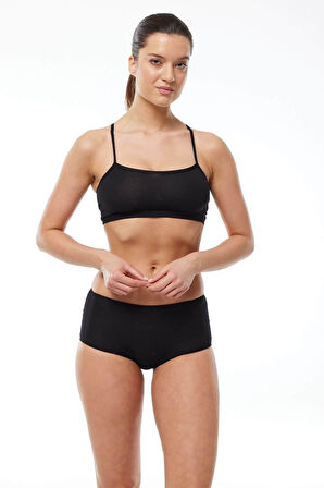 Malabadi 1053 4'Lü Paket Kadın Modal Geniş Kenarlı İz Yapmayan Slip & Külot