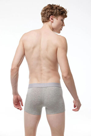 Erkek Siyah 3 Lü Paket Modal Kısa Boxer 011