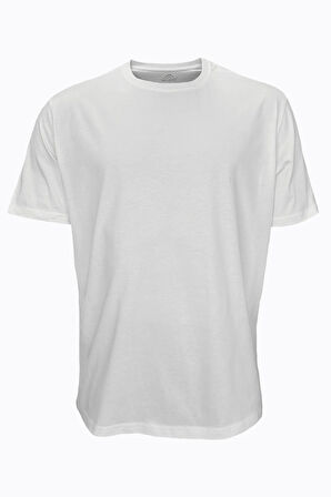 3 lü Paket Haki Erkek Büyük Beden Tişört Loose Fit / %100 Pamuk Bol Rahat Kesim 3M6041