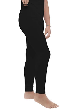 Kız Çocuk Siyah Ekonomik Termal Tayt 361