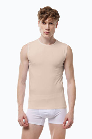 Malabadi 007 Erkek Sıfır Yaka İz Yapmayan Modal Kolsuz Lycralı Atlet