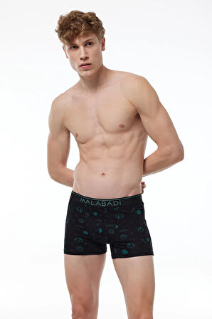 Desenli Modal Erkek Boxer 3 Adet 3m252