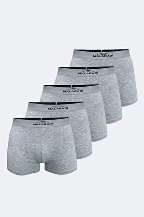 Erkek Lacivert 5 Li Pamuk Elastan Boxer 5m075