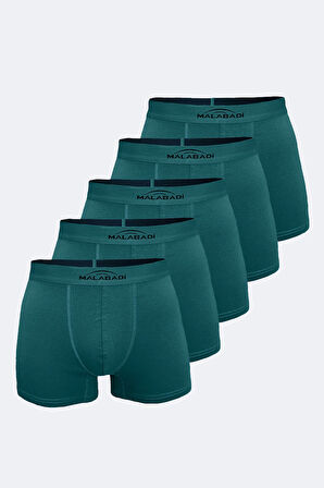 Erkek Lacivert 5 Li Pamuk Elastan Boxer 5m075