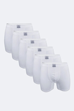 Erkek Desenli 6 lı Pamuk Elastan Uzun Boxer 073