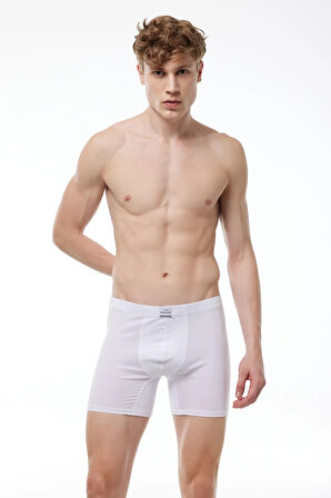 Erkek Desenli 6 lı Pamuk Elastan Uzun Boxer 073