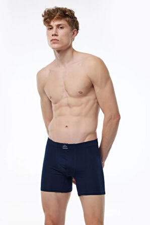 Erkek Desenli 6 lı Pamuk Elastan Uzun Boxer 073