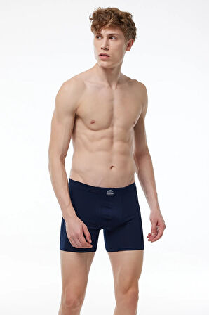 Erkek Desenli 6 lı Pamuk Elastan Uzun Boxer 073
