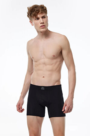 Erkek Desenli 6 lı Pamuk Elastan Uzun Boxer 073