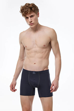 Erkek Desenli 6 lı Pamuk Elastan Uzun Boxer 073
