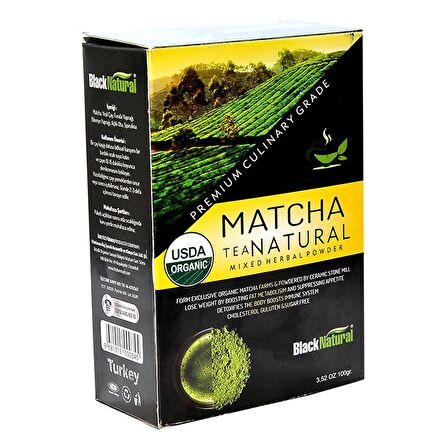 BlackNatural Matcha Natural Çayı 100 Gr