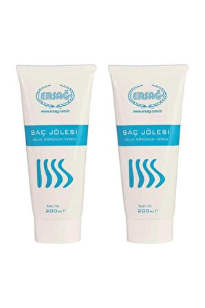 Ersağ Saç Jolesi Islak görünüm 2X200 ml 2 Adet