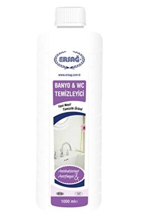 Ersağ Antibakteriyel Banyo & WC Temizleyici 1000 Ml. + Boş Aparat