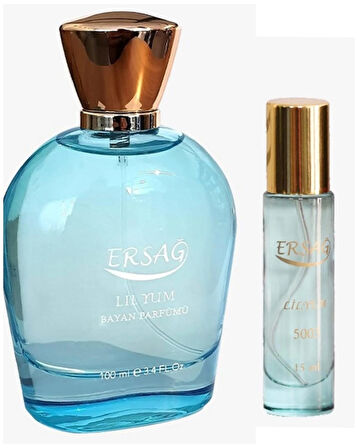  ERSAĞ LİLYUM EDP Kadın PARFÜM SETİ 100 ML + 15 ML ÇANTA BOY