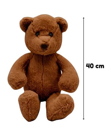 Selay Toys Pelüş Nordik Kahverengi Ayıcık 40 cm 1109