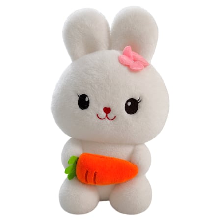 Tavşan Peluş Oyuncak 27 cm Beyaz 2180