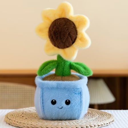 Çiçek Peluş Oyuncak 30 cm Sarı 4504