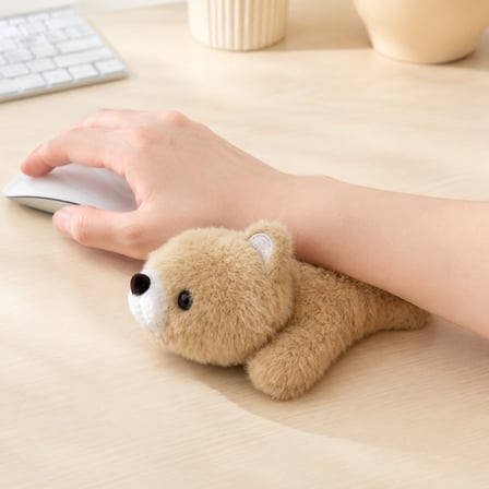 Ayı Figürlü Peluş Bilek Desteği 16 cm Kahverengi 4572