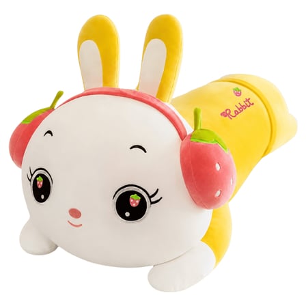 Uzun Tavşan Peluş Oyuncak 75 cm Beyaz 4611