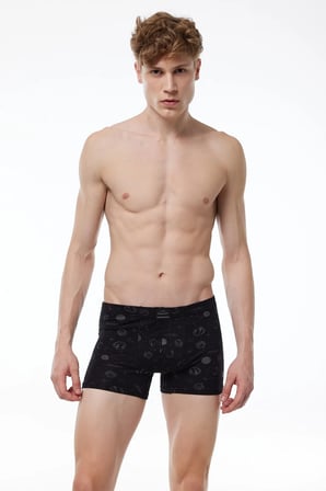 Desenli Modal Erkek Boxer 3 Adet 3m251