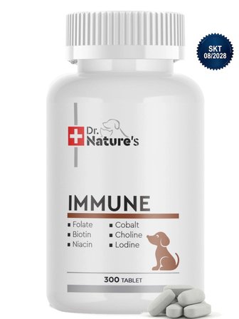 Köpek Multivitamin Immune 300 Tablet – Bağışıklık Sistemi Destekleyici Destek