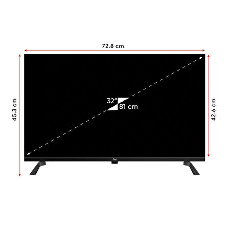 Next YE-32020GFSG4 32" 82 Ekran HD Android TV