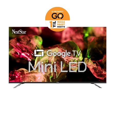 Nextstar YE-55IDG11 55" 140 Ekran Uydu Alıcılı 4K Ultra HD Google Smart MiniLED TV