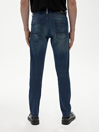 Servando X D Düşük Bel Dar Paça Tapered Jean Pantolon