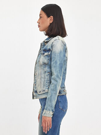 Dean X Dar Kesim Jean Mavi Ceket