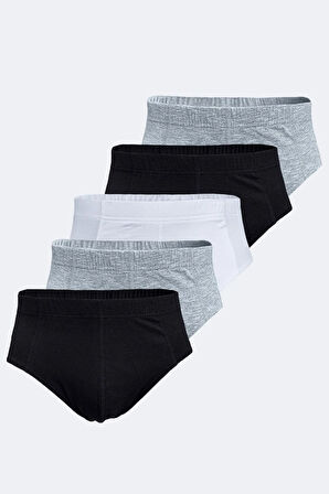 Siyah Erkek 5 Adet Modal Slip Külot 5m053