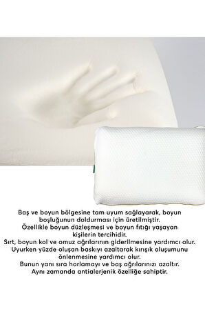 Bedline Visco Slim Comfort Yastık 39*58*13 cm 2 adet