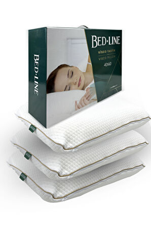 Bedline Visco Slim Comfort Yastık 39*58*13 cm 3 adet