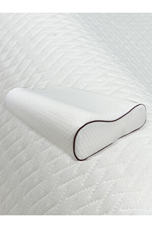 Bedline Visco Çift Boyun Destekli Double Comfort Yastık 38*54*12*13 cm