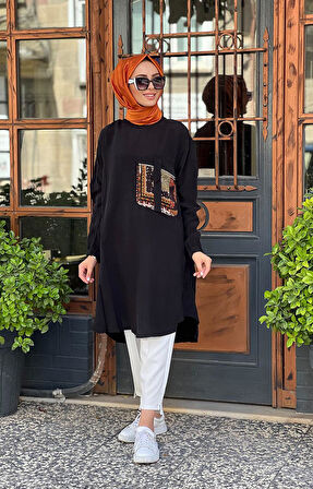 MissWhence Tunik 35005 Siyah