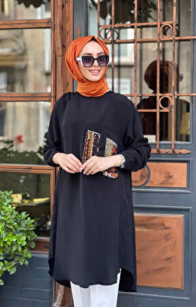 MissWhence Tunik 35005 Siyah