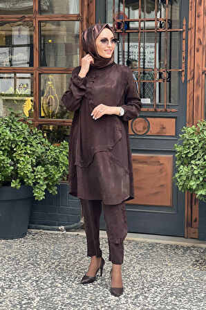 missWhence Tunik 36007 Kahverengi