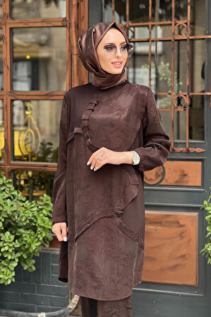 missWhence Tunik 36007 Kahverengi