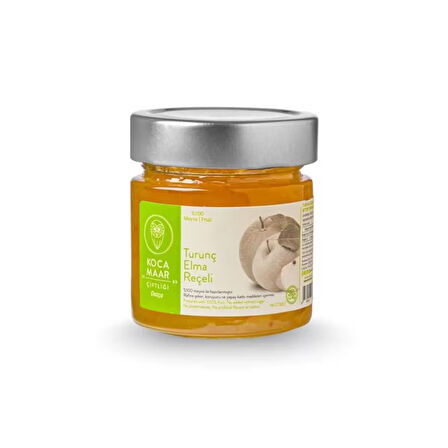 Kocamaar Çiftliği Turunç & Elma Reçeli (Rafine Şeker İlavesiz) 270 gr