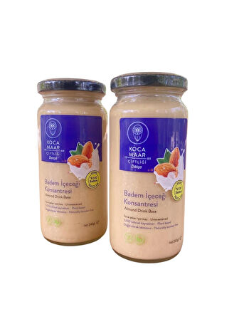 KOCAMAAR Badem İçeceği Konsantresi (%100 Badem) 240gr 2 li SET